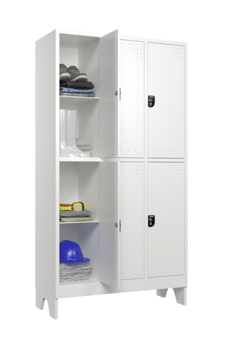 armario para vestiario roupeiro 6 portas 3 coluna 2 portas por coluna nr24 lateral aberto 1000x1500 1