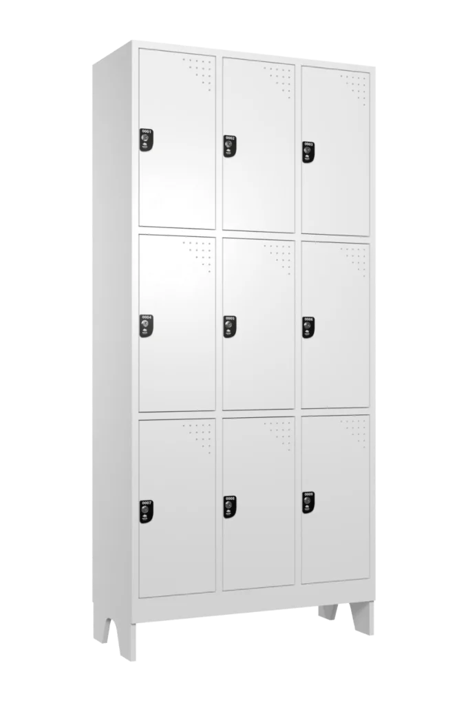 armario para vestiario macam brasil roupeiro 9 portas 3 portas por coluna 9 usuarios lateral fechado 1000x1500 1