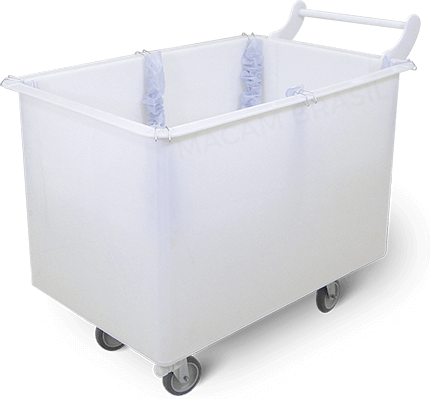carrinho cuba em plastico ergonomico macam brasil