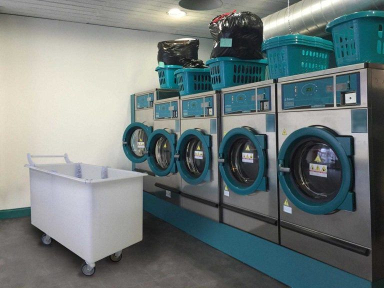 imagem carrinho cuba ergonomico de plastico macam brasil lavanderia