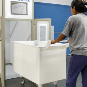 carrinho cuba de plastico pead para lavanderia macam brasil