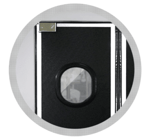 destaque porta vai e vem com visor macam brasil dr300cv